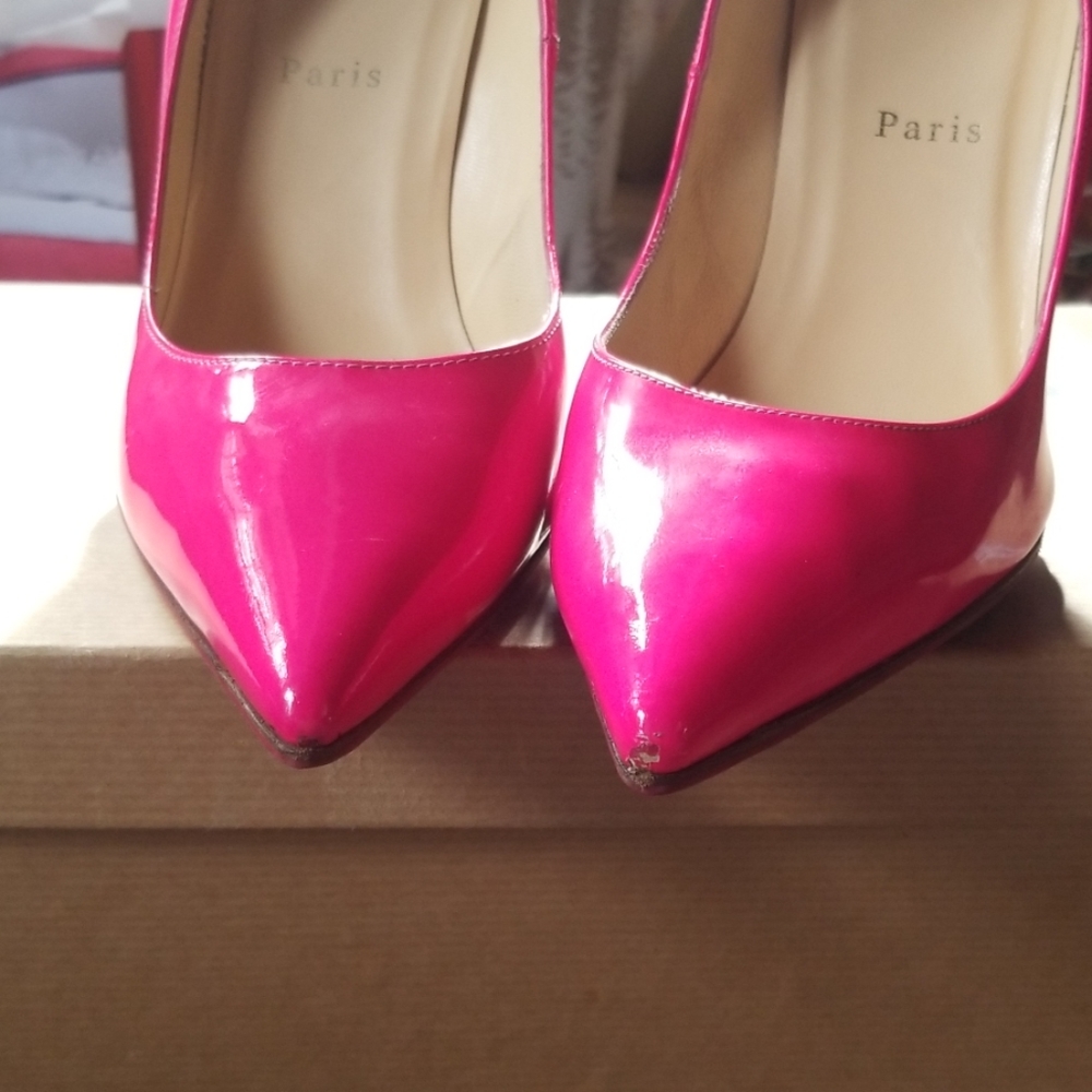 Christian Louboutin Pigalle sz 40.5 - Picture 4 of 8